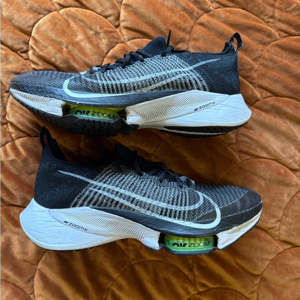 Nike Air Zoom Running Shoes - Black and White
